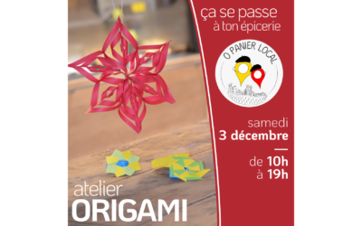 Atelier Origami pour les fêtes