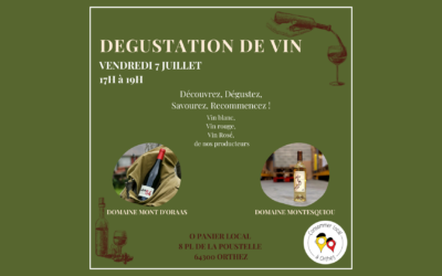 Dégustation de vins régionaux