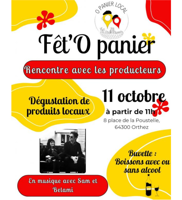 Fêt'O panier samedi 11 octobre à partir de 11h